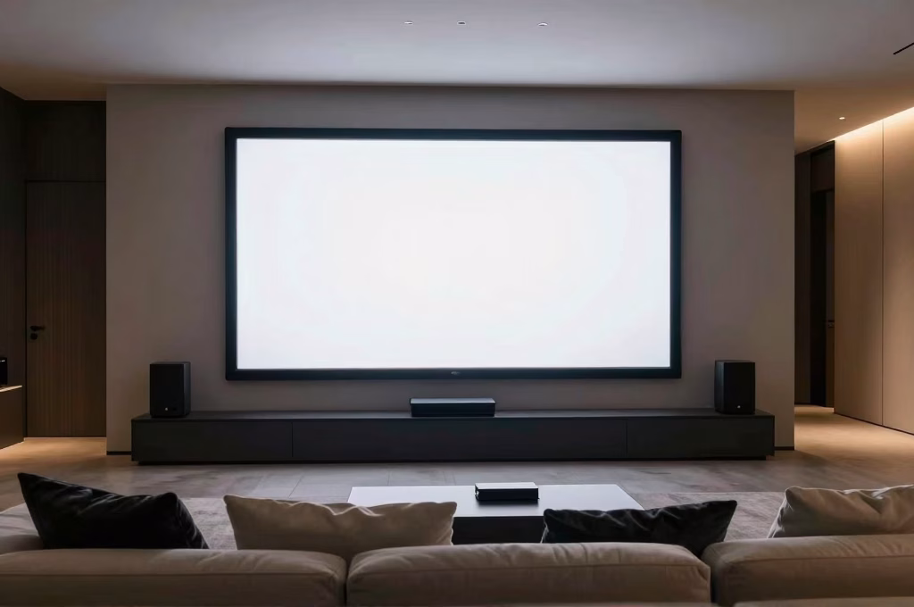 Installation home cinéma moderne pour profiter des plateformes de streaming
