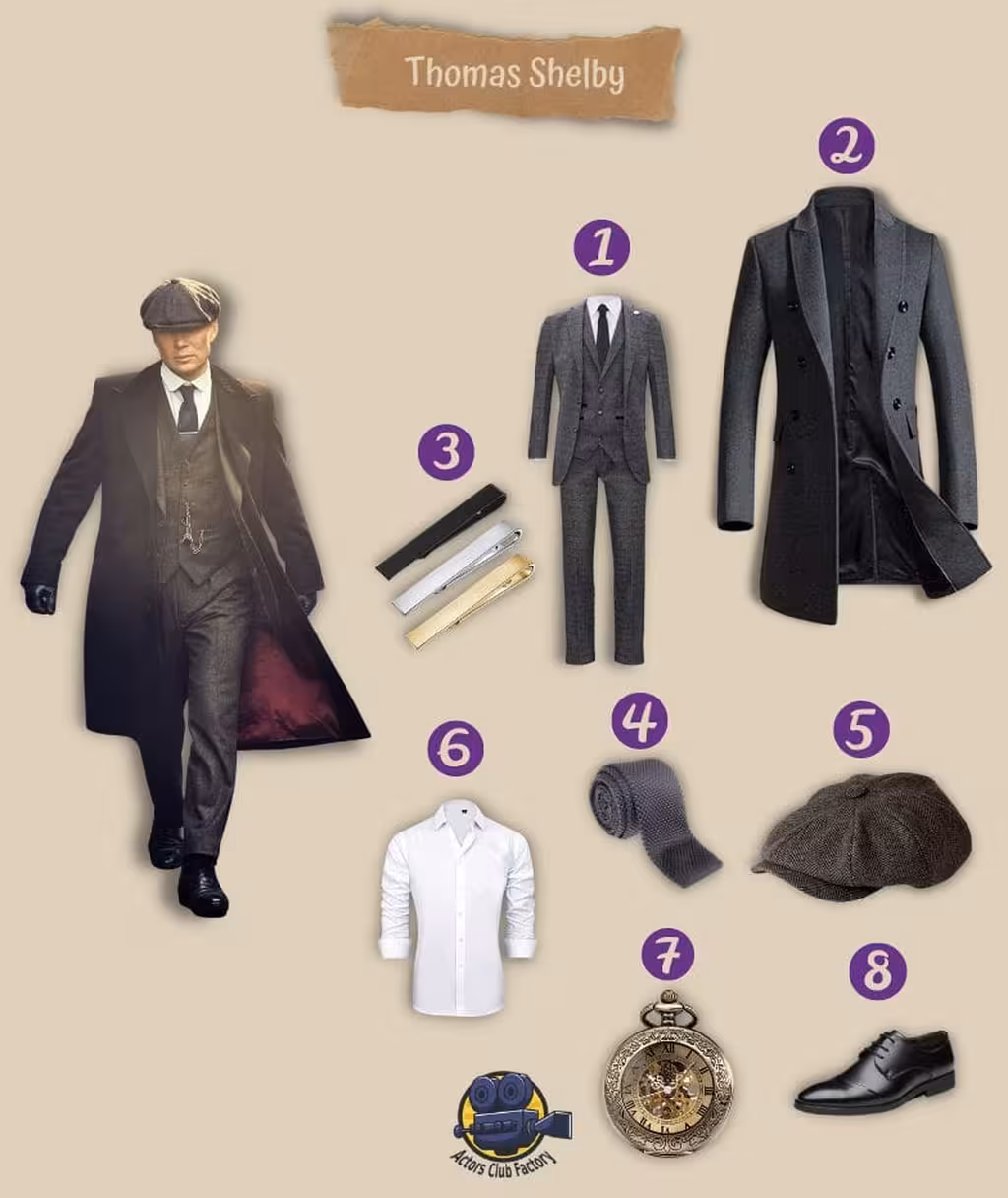 Liste cosplay thomas shelby