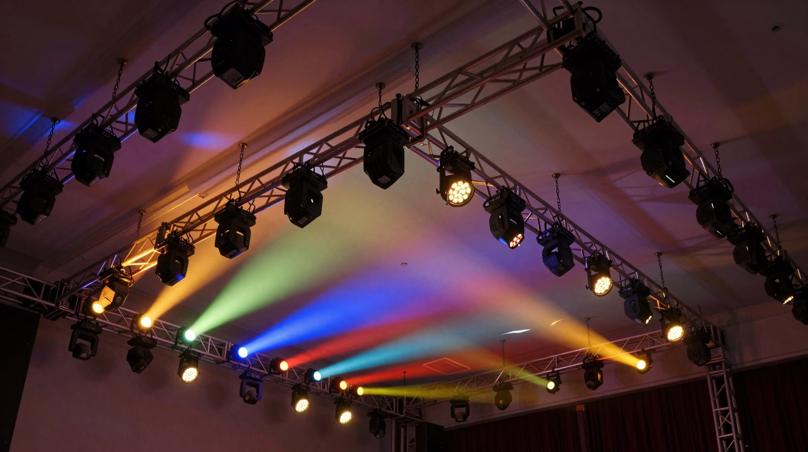 Installation lumière scénique professionnelle