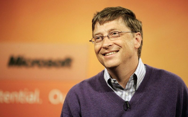 Business men Bill Gates Microsoft