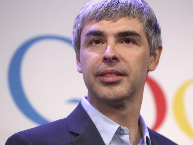 Business men Larry Page Google