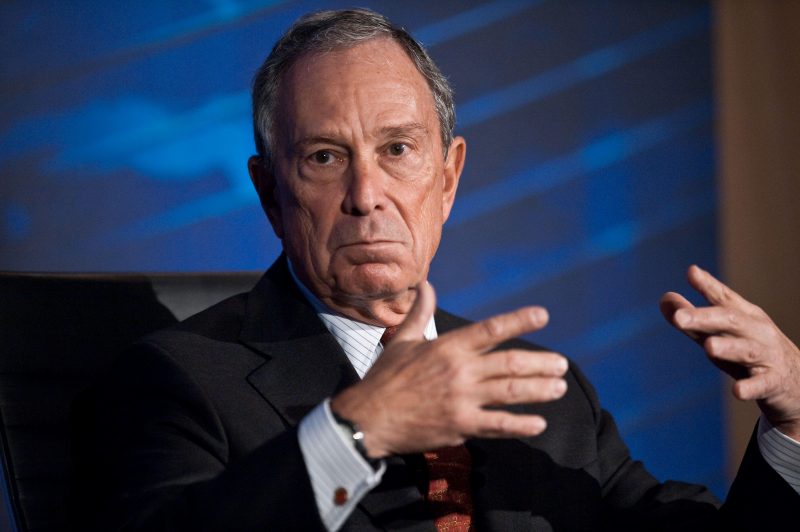 Business men Michael Bloomberg